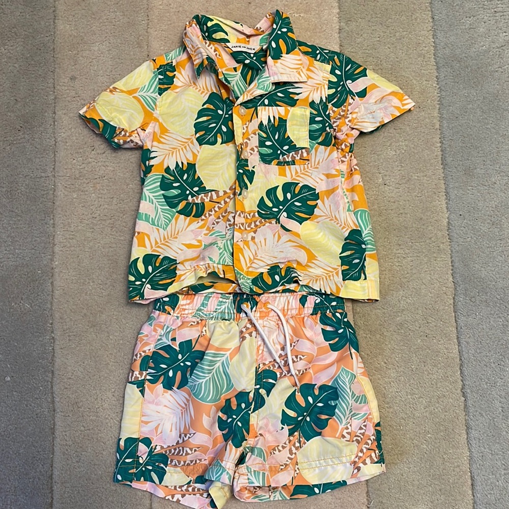 Baby Janie & Jack Swim Set